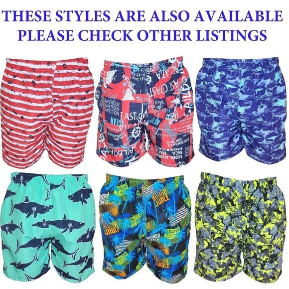 Men's Swim Trunks, Men Swimming Shorts,  Beach Board Swimwear Suit, Regatta - Picture 5 of 5